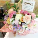 강남 생신꽃바구니 추천｜전통 보자기 포장 오리엔탈 바스켓 V95 회갑·칠순·팔순 축하 꽃배달 이미지