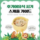 엄마랑 유리드믹스 6-11개월 B | 후기이유식 분유량 야채양 고기양 후기 이유식 시기 스케줄 가이드