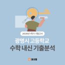 마이엠소하고등관학원 | 마이엠 수학학원에서 분석한 "광명시 고등학교 1학기 기말 수학 "