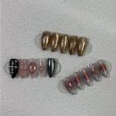 원네일(one nail) | 2026 봄 네일아트 디자인 추천 네일바이원 자석네일 미러 파우더