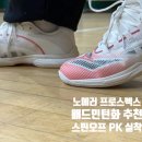스핀오프 | 배드민턴화 추천 유목민 정착템 노에러 스핀오프 PK 실착 후기