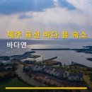제주 표선 바다 뷰 숙소 바다연 위치·주차·조용한 휴식 공간