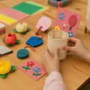 전통과 현대가 어우러지는 한지공예 이미지