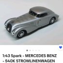NM 43 17 [Spark] Mercedes Benz 540k Stromlinenwagen (w29) 1938 이미지