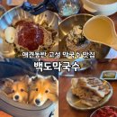 백도삼교리동치미막국수 | 고성 애견동반 식당 백도막국수 | 삼교리막국수 백도점 강아지랑 다녀온 후기