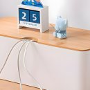 극동전선 노동조합 | 봄맞이 인테리어의 시작 멀티탭정리함으로 책상 위 콘센트 전선정리 우드커버 수납박스