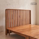 참죽나무 | 원목 침대 프레임 추천! 가구고래 솔레아 참죽나무 평상형 SS 사용 후기