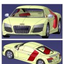 Catia AudiR8 자동차 모델링(FreeStyle활용) DVD목차 및 상세설명 이미지
