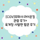 팝콘 | [CGV]무파사 : 라이킹 관람 후기(스포X)+ 육개장 사발면 팝콘 후기