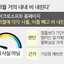 온라인 휩쓴 ‘7·8월, 28일·29일간 비’ 이미지