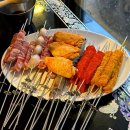 압구정로데오역 양꼬치 맛집 심양양꼬치 청담본점 , 모듬꼬치 + 옥수수국수 후기