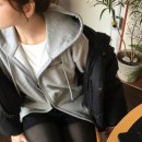 트루웨이브 | 패딩 코디하기 좋은 어바웃스탠다드 오버핏 후드집업 후기