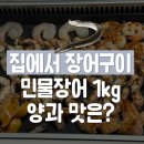 백두수산 민물장어 집에서 장어구이, 1kg 가격과 크기 내돈내산 후기