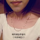 미쿠체인♡ 남자여자 커플목걸이 체인♡ 부산 결혼예물*천연보석*커플링 예쁜곳♥ 이미지