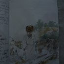 물동이 이고 가는  이미지