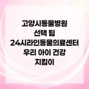 24시 라인동물의료센터 | 고양시동물병원 선택 팁 24시라인동물의료센터 우리 아이 건강 지킴이