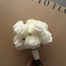 (양재) 스튜디오 세미부케 준비, 양재 꽃시장 구매후기_백장미부케