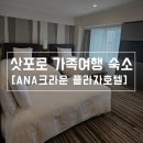 플라자호텔 | 삿포로 가족여행 숙소 추천 ANA크라운플라자호텔 후기