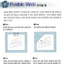 퓨저블 웹(Fusible web) 아플리케 이미지