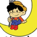 달을보는농부 이미지