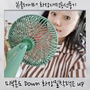 풍기 | 화장대선풍기 추천 뷰클레이터 화장전용선풍기 사용후기 흡수력 밀착력 변화
