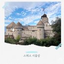 주시카페 앞 횡단보도 | 스위스 시옹성 여행｜에비앙에서 출발, 주차 &amp; 카페 후기까지 총정리