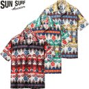 네이비에이트 | SUN SURF 선서프 트로피컬 워드컷 코튼 와이드 오픈 반팔 셔츠 COTTON BROAD OPEN SHIRT “TROPICAL...