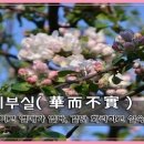 교훈글-화이부실(華而不實) 이미지