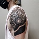 제우스테크 | 블랙워크타투 vs 블랙앤그레이타투 차이 의미 도안 남자 부위 추천