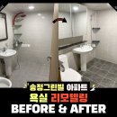 송정그린빌아파트 | [진타일]안성 공도 송정그린빌 욕실 리모델링 현장 후기!