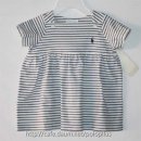 폴로베이비 베이비걸 스트라이프 코튼 저지 폴로 드레스 세트 9m Polo Baby Babygirl Striped Cotton Jersey Polo Dress Set 이미지