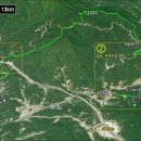 바우길 3구간＜어명을 받은 소나무 길＞안내지도와 GPS 자료 이미지