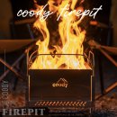 파이어코리아 | 쿠디 화로대 캠핑 접이식 불멍 이중연소화로대 바베큐 그릴 도킹 파이어핏 by 지오코리아GIO