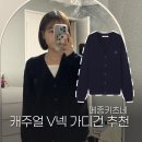 1093 | 캐주얼 가디건 V넥 추천 메종키츠네 볼드 헤드폭스 가디건