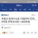 부동산 중개수수료 19일부터 인하…9억원 주택 810만→450만원 이미지