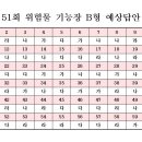 51회 위험물 기능장 예상답안 이미지