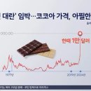 초콜릿 대란 임박 코코아 가격 아찔한 상승세 이미지