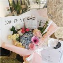 ＜파리바게트 케이크 꽃다발-생일 생신 결혼기념일 전시회 승진 축하 서울 경기 인천 무료배송 케익 꽃배달＞ 이미지