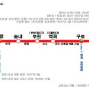 경인급행전철 노선도 이미지