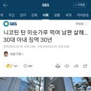 니코틴 탄 미숫가루 먹여 남편살해...30대아내 징역30년 이미지