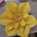 자이언트 플라워(수시접수) | 자이언트 플라워 다알리아 만들기 <수원 영통 풀잎문화센터> 빅플라워 종이꽃 배우기 배우는곳 주말반...