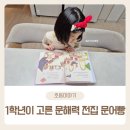 책읽기 쑥쑥 문해력 놀이터 | 1학년이 직접 고른 문해력 전집 아람북스 문어빵 솔직 후기