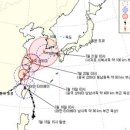 제7호 태풍 갈매기 예상 진로 이미지