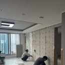 타일갤러리 | [대구 타일 시공] 오페라서한이다음 거실 아트월 600*1200 대형 포세린 타일 시공 후기