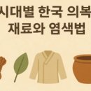 (동서남북)자연의 색을 담다 천연염색 | 시대별 한국 의복 재료와 염색법