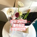셉템버선셋 | (내돈내산) 성수 무인 픽업 가능한 플라워샵 셉템버선셋 / 24시간 꽃집