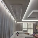 한국화장품 대전중앙지사 | 대전 도안갑천 트리플시티 힐스테이트 거실 우물조명 간접조명 시공 후기