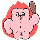 근육돼짐 이미지