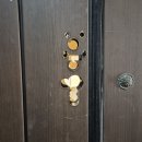 무안중앙로 | 🔑 무안열쇠｜망가진 도어 타공 복원 후 디지털 도어락 깔끔 설치 시공 후기