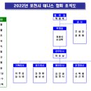 2022년 포천시 테니스 협회 조직도 이미지